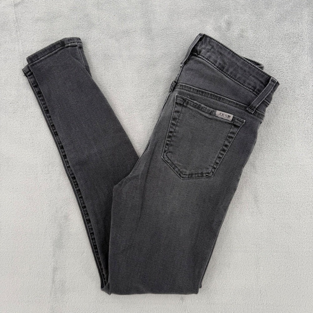 JOES JEANS High Rise Skinny Jeans Gray Wash Women's Size 25 Denim Pants
